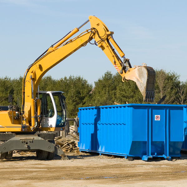 what happens if the residential dumpster is damaged or stolen during rental in Rockford OH